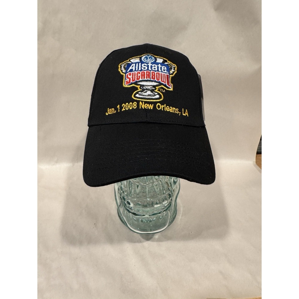 Allstate Sugar Bowl 2008 Hawaii Warriors Georgia Bulldogs Muzzle Dawgs Hat NWT